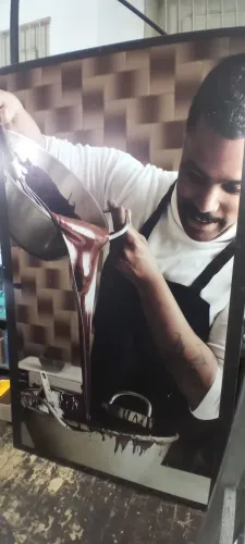 QUADRO GRANDE. CHOC. ARTESANAL. **FRETE GRÁTIS