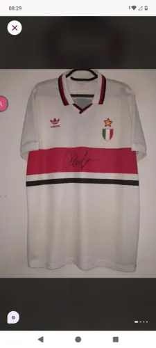 Camisa ÁC Milan Special Edition #6 Baresi Autografada Certificada