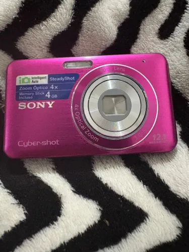 Câmera Digital PERFEITA Sony Cybershot Rosa