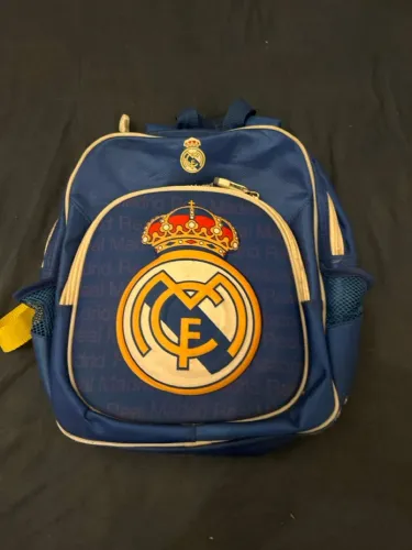 Real Madrid mochila infantil torcida kids estilosa lindona