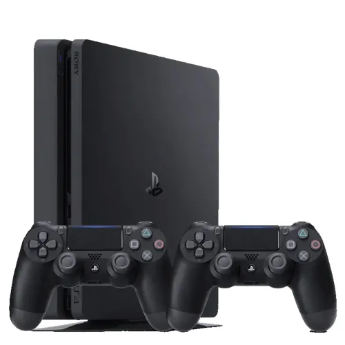 Sony PlayStation 4 slim + base carregadora + 3 controles + jogos diversos originais 