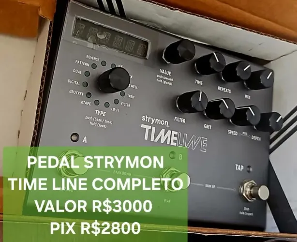 PEDAL STRYMON TIME LINE NOVO