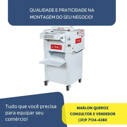 Modeladora de Padaria 50 CM GPaniz Nova