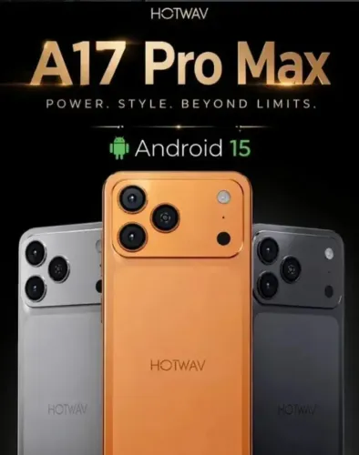 Table- Hotwav A17 Pro Max 4gb+12gb Ram 256gb Android 15 Laranja