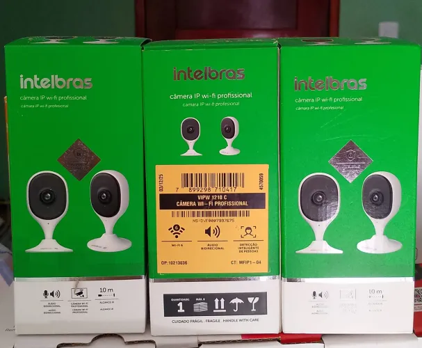 Câmeras CFTV Wi-fi Intelbras Novas