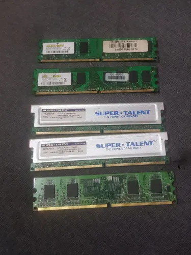 Lote 10gb RAM ddr2 5x2Gb