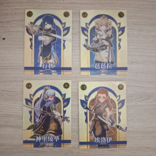 Cartas metalizadas - Genshin Impact