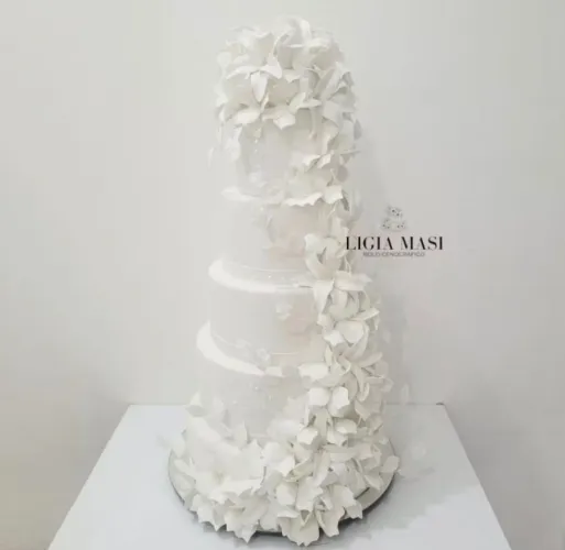 Bolo Fake Cenográfico Casamento 6 Andares