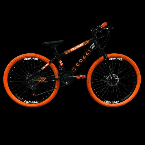 Bicicleta colli grau laranja (94) 9  * 