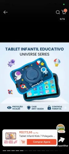 Tablet infantil