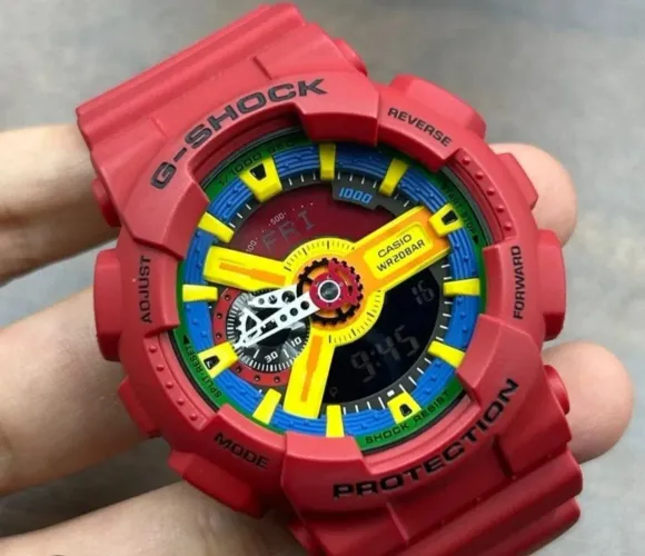 RELÓGIO Casio G-Shock GA-110FC-1A (vermelho)