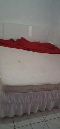 CAMA Super King completo (colchão + base box).