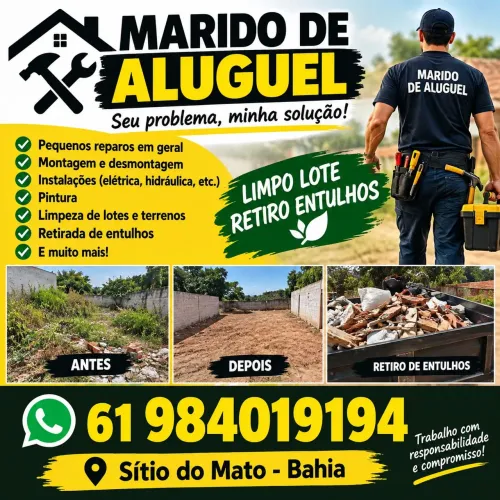 Serviço autônomo ((( disponível pra diária )))
