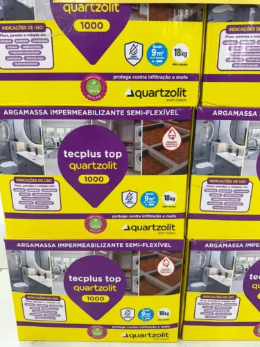 Argamassa Impermeabilizante Tecplus Top 1000 Quartzolit