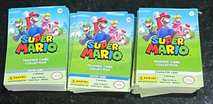 LOTE 155 Cards Sem Repetição Super Mario TC