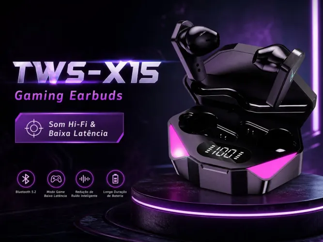 Fone Gamer TWS-X15