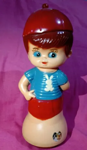 Boneco João Bobo da Marca Koywa anos 70