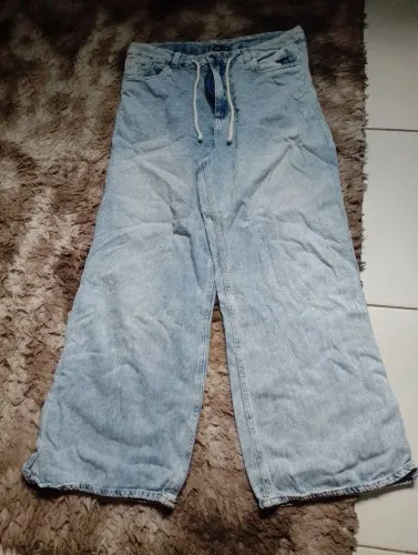 Calça cargo jeans 