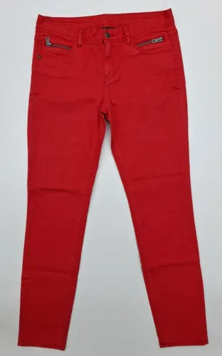 Calça jeans feminina Armani tamanho 8 US Vermelha