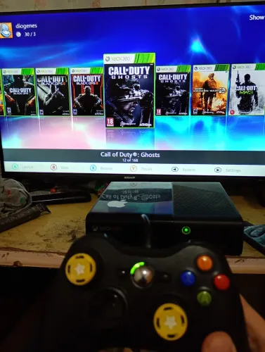 Xbox 360 desbloqueado com164 jogos e 1 hd de 1 TB