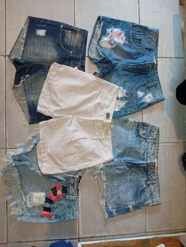 Lote de shorts (36) 5 peças