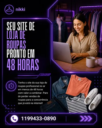 SITE que transforma visitantes de marketing do FB em compradores.