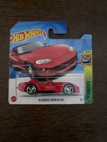 Hot wheels 92? dodge viper vermelho