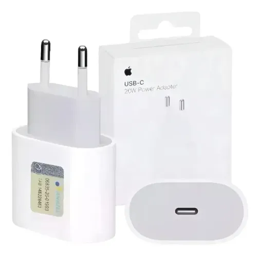 Carregador Apple 20w Usb-c Turbo Original Linha Premium