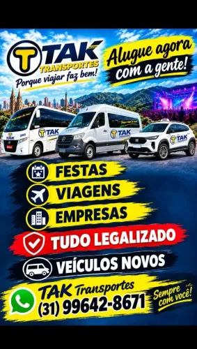 Aluguel de vans micro onibus e onibus