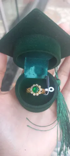 Anel de formatura feminina + caixinha
