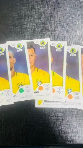 Conjunto de Figurinhas Brasil Copa 2018 Rússia