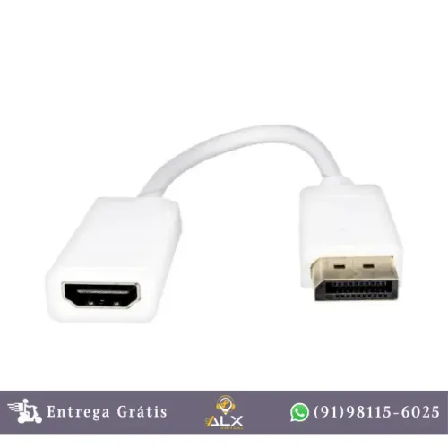 Adaptador Display Port para Hdmi 15cm Adap0043 Branco Storm *ENTREGA GRÁTIS*