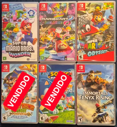 JOGOS NINTENDO SWITCH ORIGINAIS