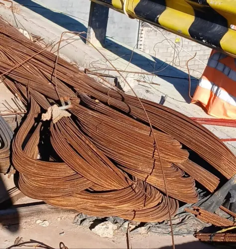Vergalhao 5.0 x 12 mts novo