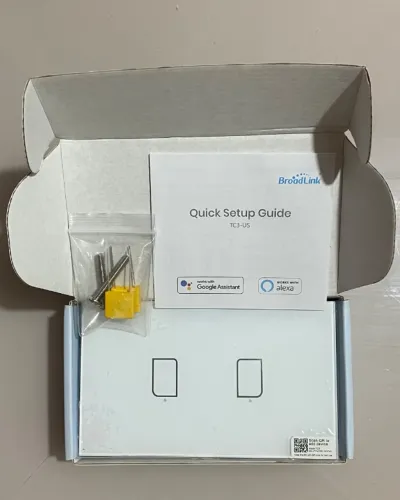 Interruptor touch 2 teclas (Não funciona a função inteligente)