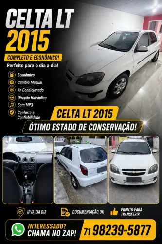 Chevrolet Celta Spirit/ LT 1.0 MPFI 8V Flexp. 5P 2015