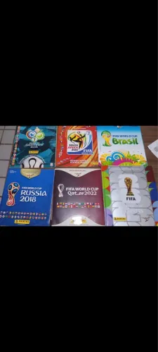 Álbuns completos Copas: 2006/2010/2014/2018/2022/2026