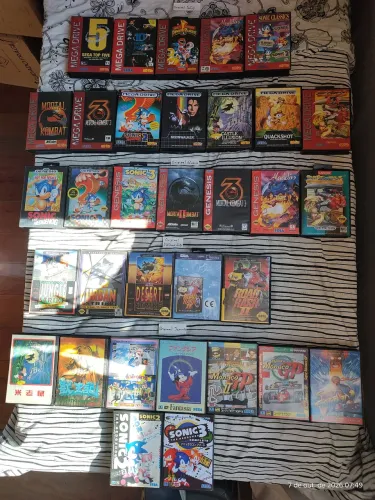 Jogos CIB completo Mega Drive