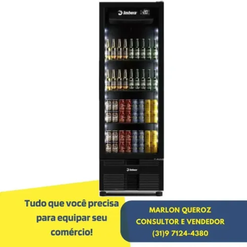 Cervejeira Porta de Vidro 560 litros Imbera