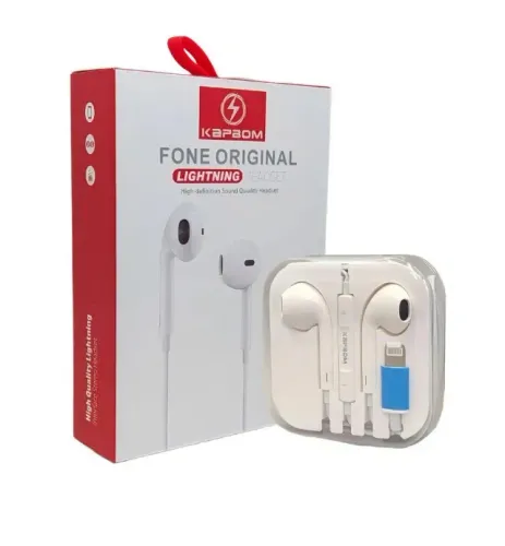 Fone De Ouvido Para Iphone Lightning Kapbom