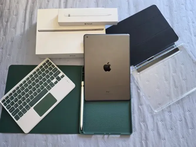 Apple iPad 10.2 128gb (8a Geração) Com Apple Pencil Original (Usado)