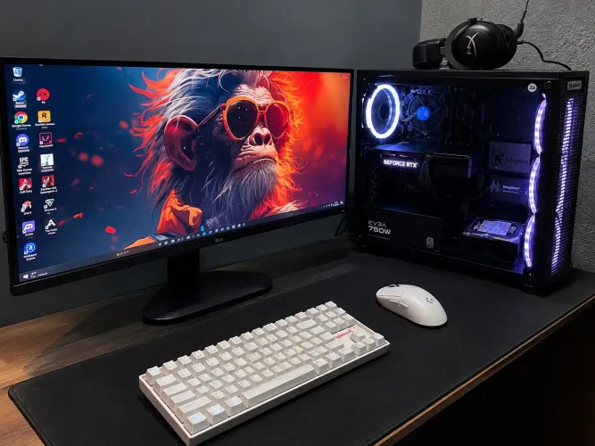 PC GAMER + SETUP COMPLETO - RTX 3060 12GB