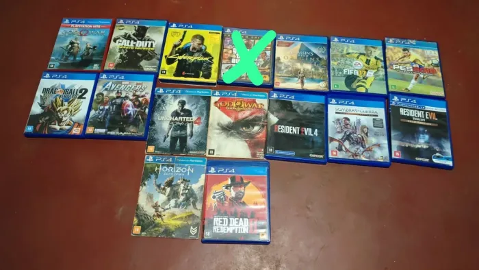 Lote jogos ps4 