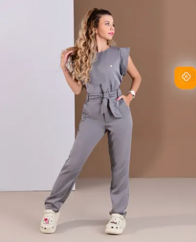Scrub Dra Charm Cinza