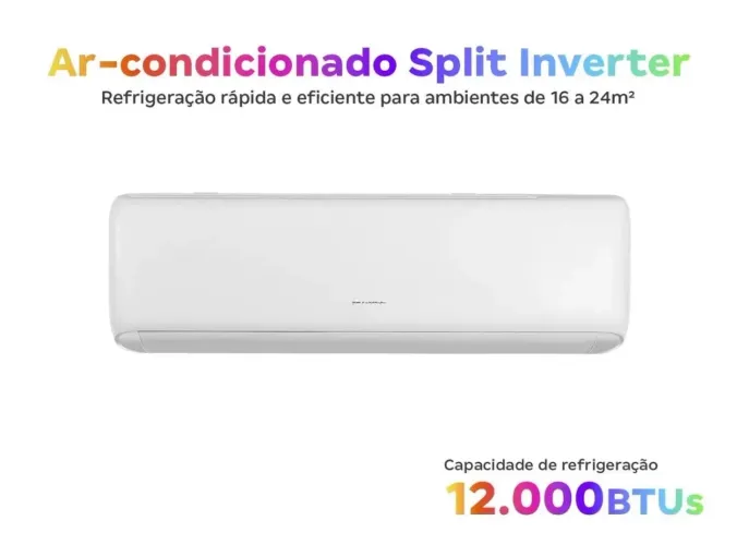 Ar-condicionado Split 12.000 BTUs Gree Inverter Frio