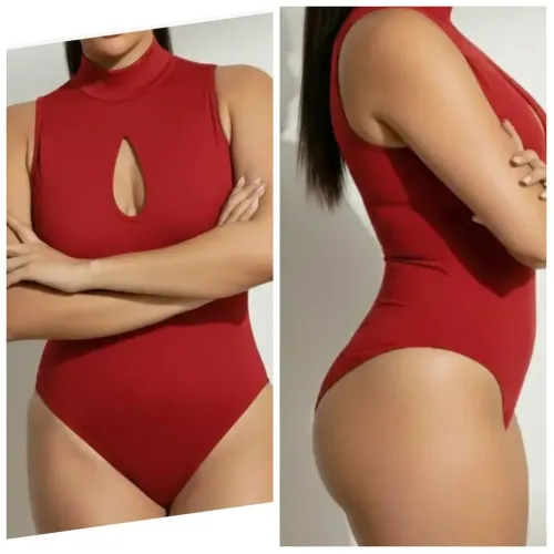 Body Regata Gota Gola Alta Casual Feminina M