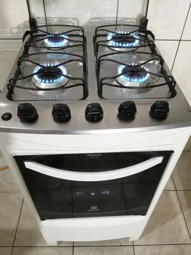FOGÃO ELECTROLUX INOX 4 BOCAS ELETRICO 