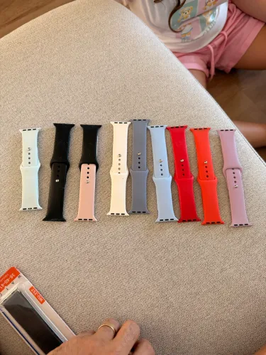 Kit 9 Pulseiras para Apple Watch - Várias Cores