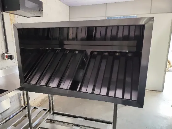 coifa inox parede 1,25x0,70 com filtro inercial