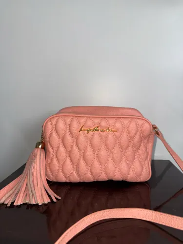 Bolsa Luiza Barcelos média cor salmão 